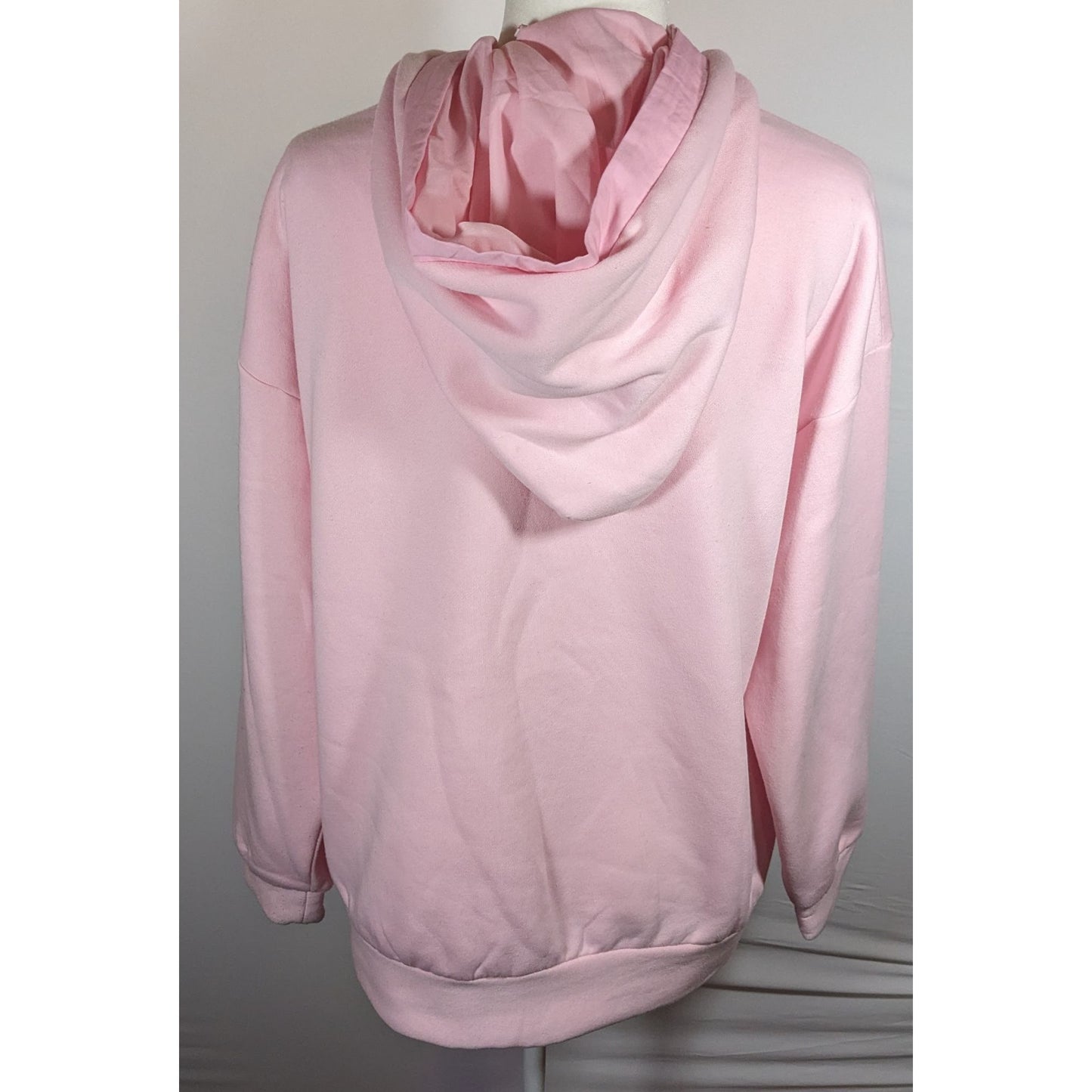 Neubryne Couture Floral Beaded And Gem Mask Design Light Pink Hoodie