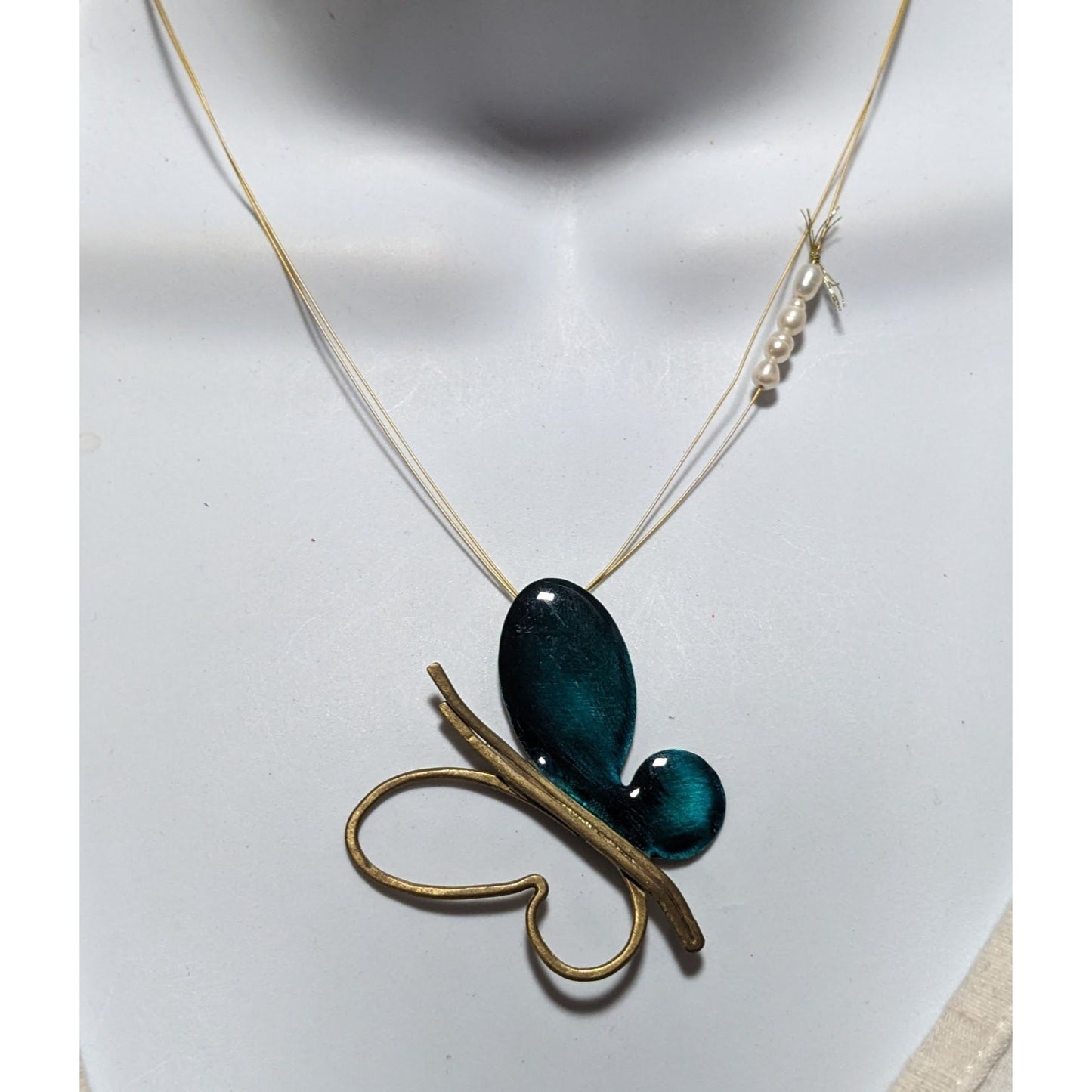 Modernist Butterfly Necklace