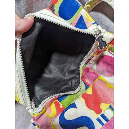 Tous Fold Over Zip Rainbow Crossbody Bag