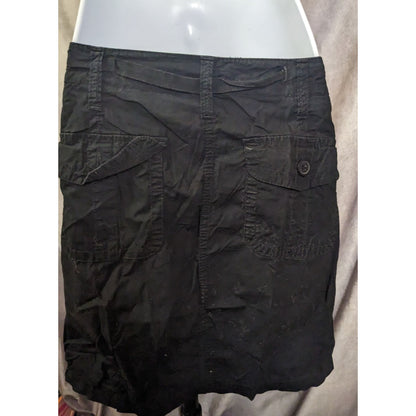 New York & Company Black Cargo Skirt