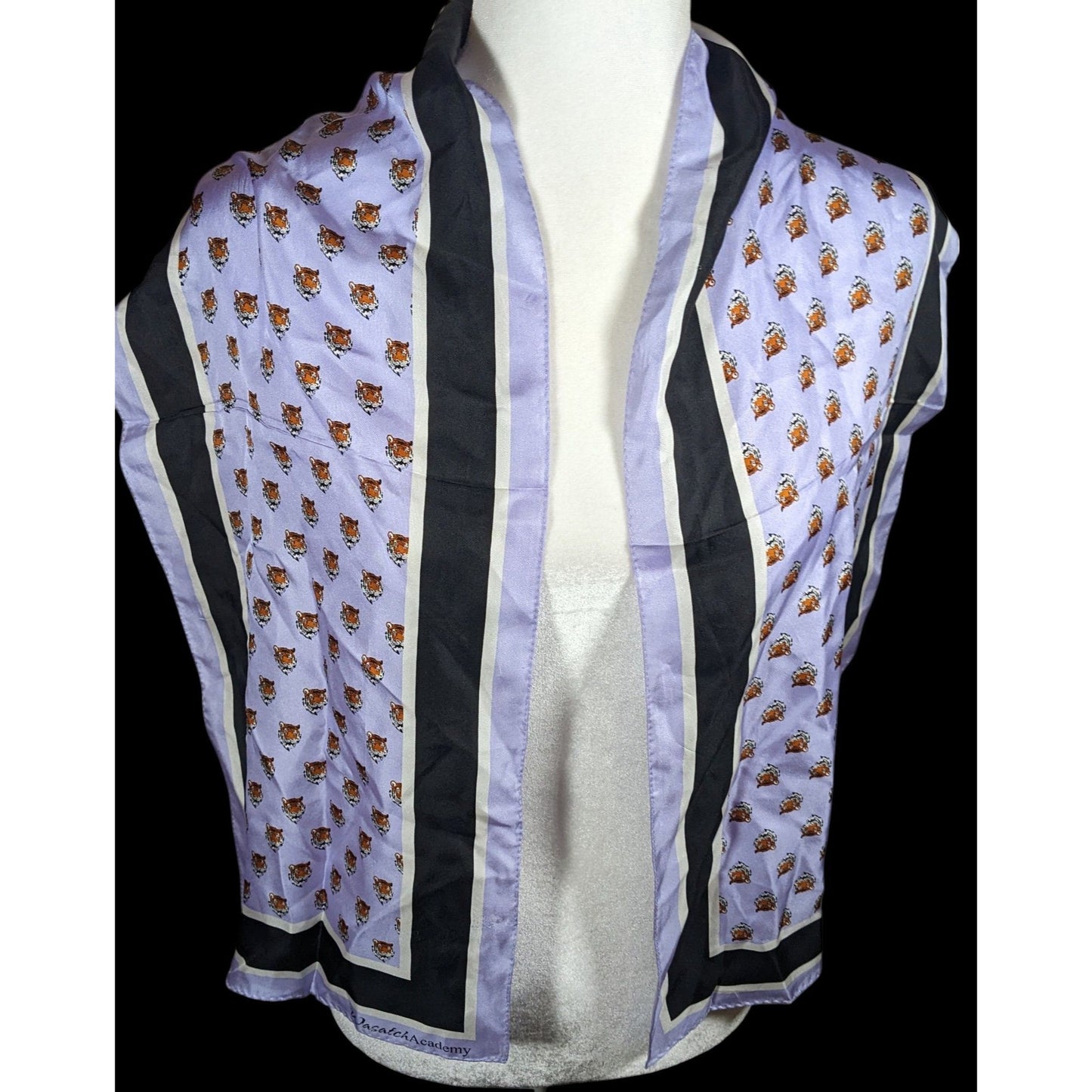 Wasatch Academy Purple Timothy Tiger Scarf