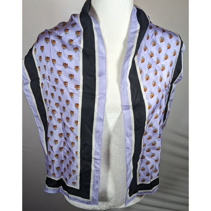 Wasatch Academy Purple Timothy Tiger Scarf