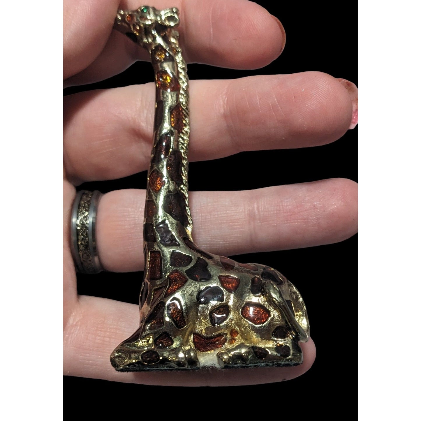 Silver/Gold Giraffe Figurine