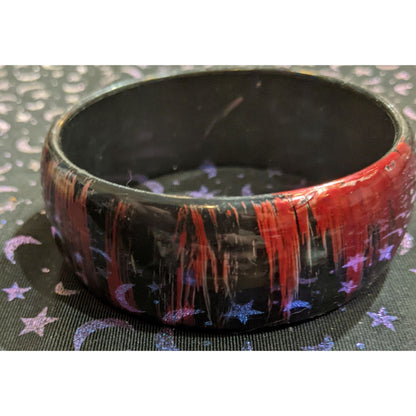 Gothic Metallic Vampire Blood Bangle Bracelet