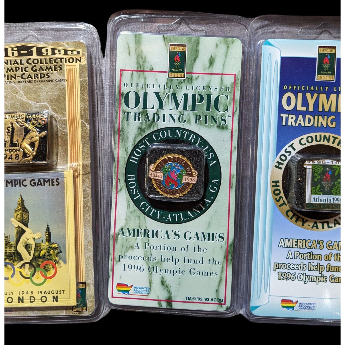 Vintage Unopened 1996 Atlanta Olympics Trading PIns