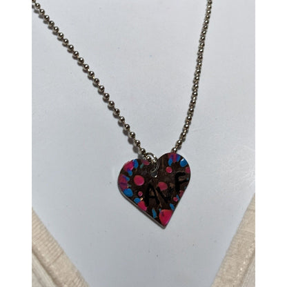 Handmade Heart AVF Necklace