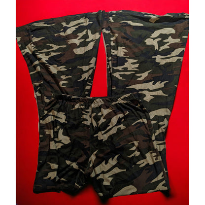 Hot Kiss Camo Bell Bottoms