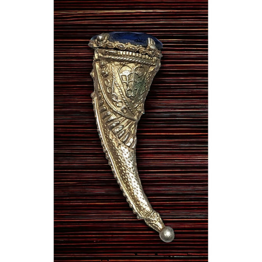 Vintage Gold Horn Shaped Trinket/Case