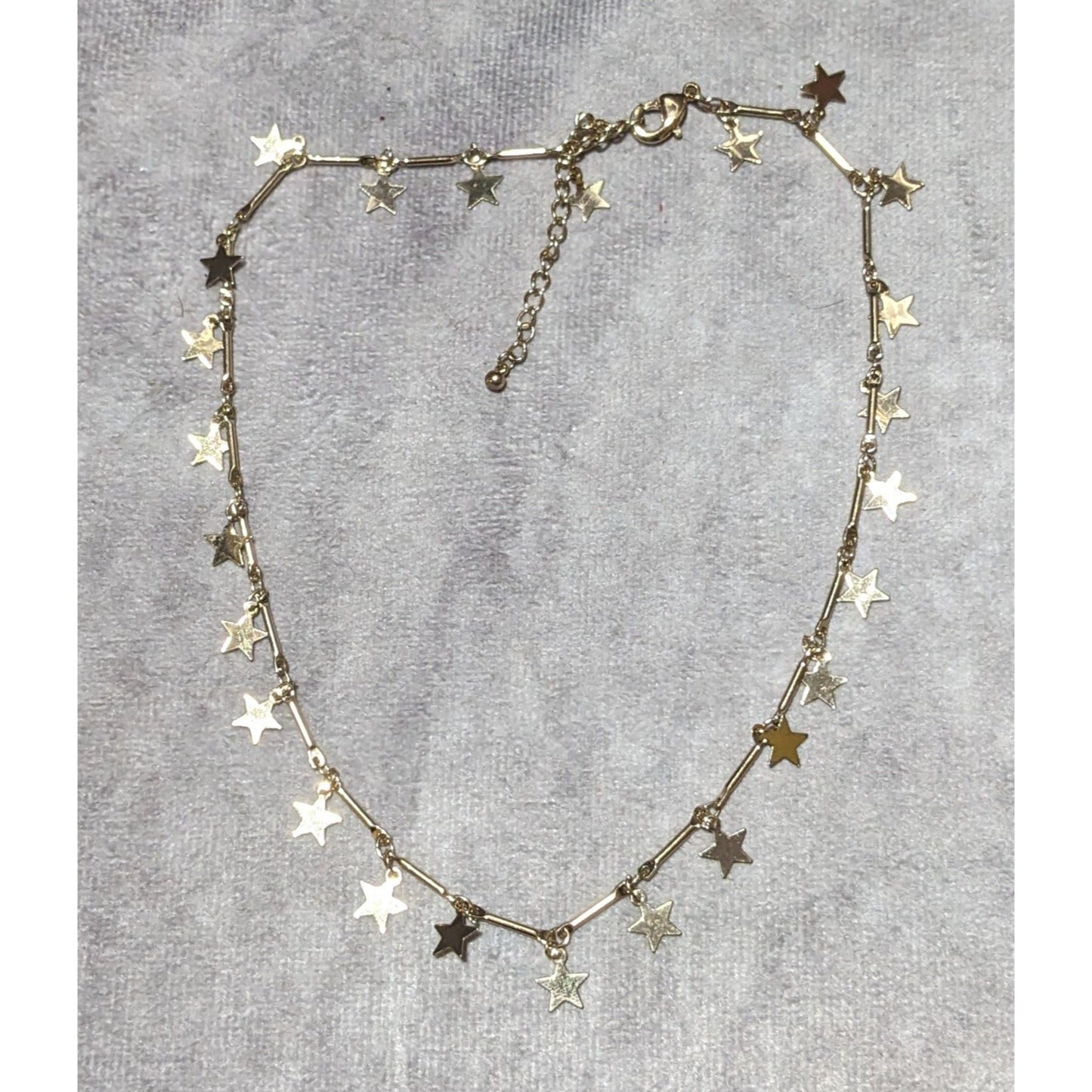 Minimalist Gold Star Charm Choker Necklace