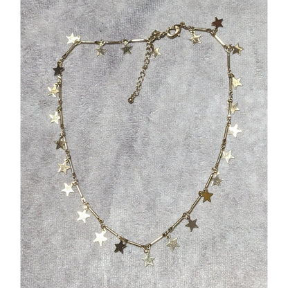 Minimalist Gold Star Charm Choker Necklace