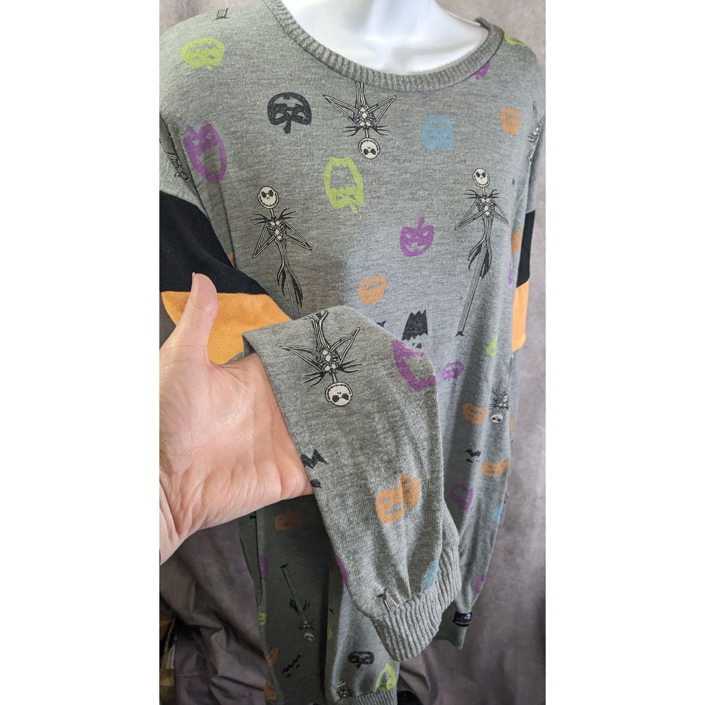 Disney Tim Burtons The Nightmare Before Christmas Long Sleeve Top