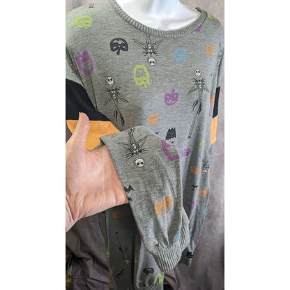 Disney Tim Burtons The Nightmare Before Christmas Long Sleeve Top