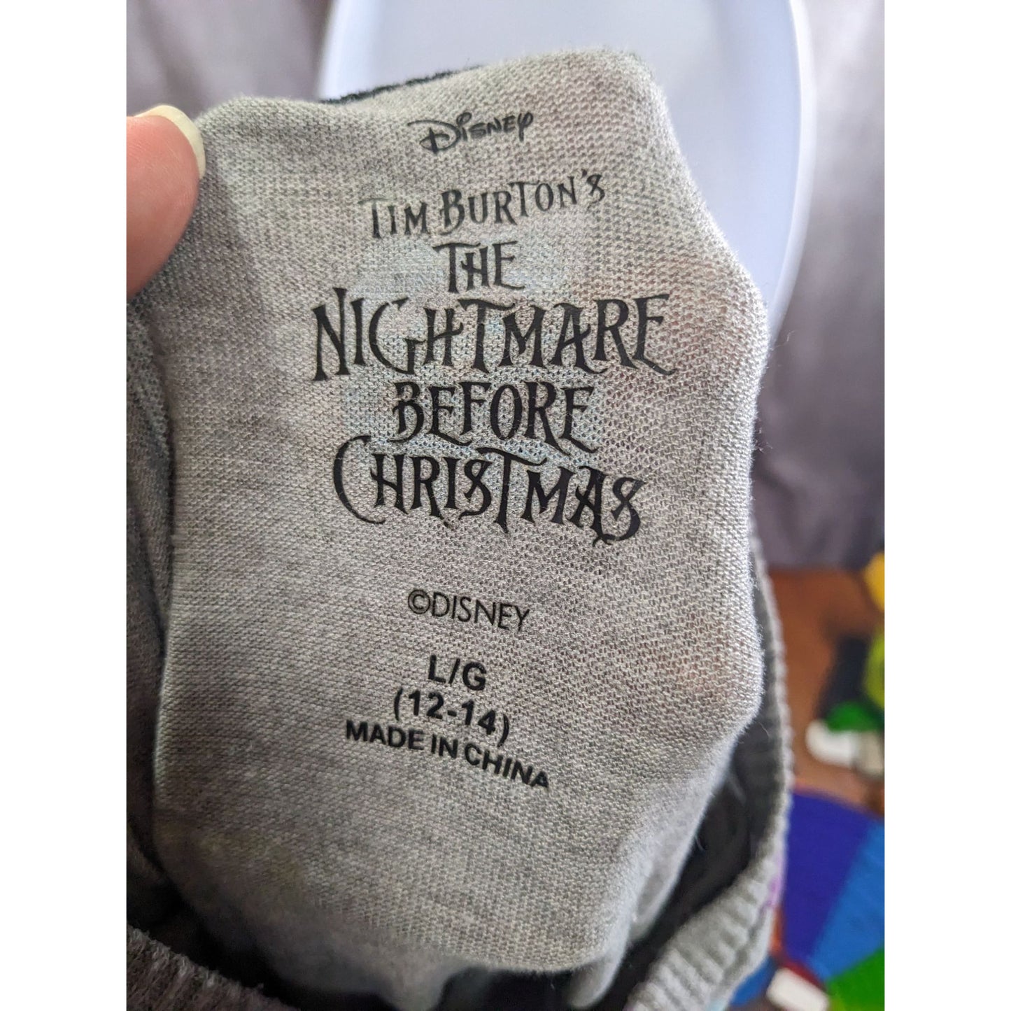 Disney Tim Burtons The Nightmare Before Christmas Long Sleeve Top