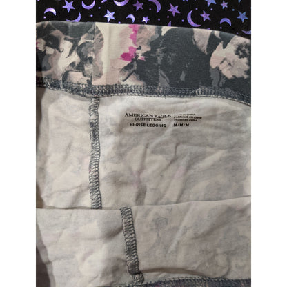 American Eagle Outfitters Girls High Rise Leggings Floral Medium