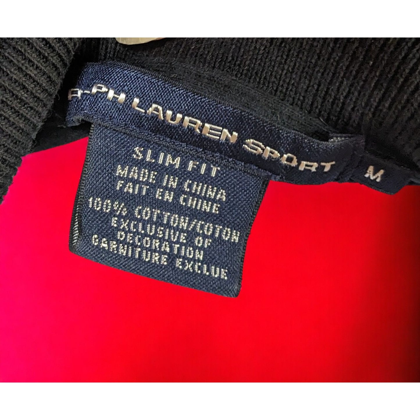 Ralph Lauren Sport Black Polo Shirt