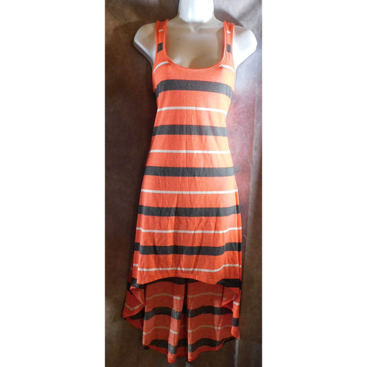 Ambiance Apparel High-Low Striped Dress