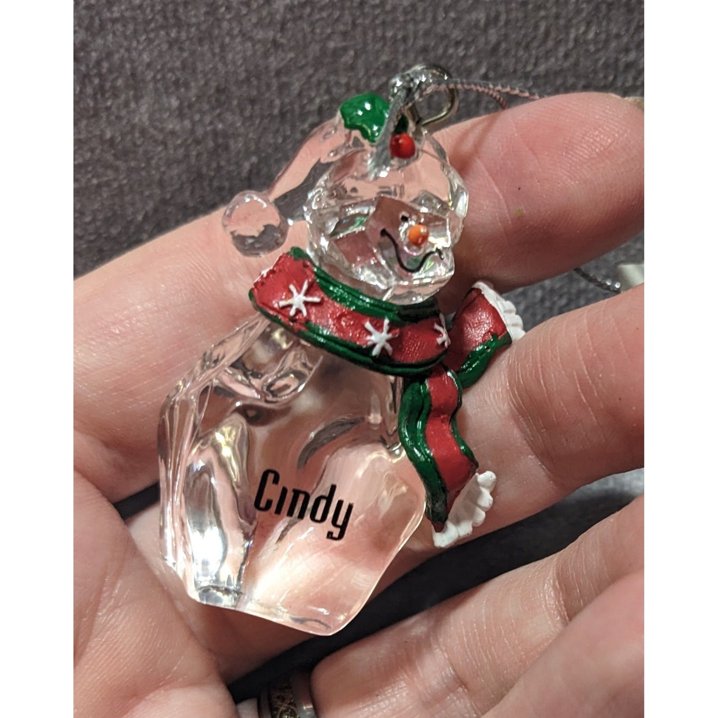 Ganz Cindy Snowman Ornament