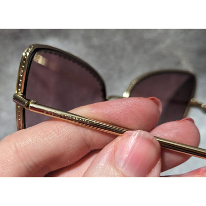 Dolce & Gabbana Gold Plum Gradient Cateye Sunglasses