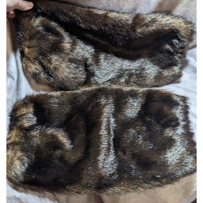 Donna Sayler's Fabulous Furs Brown Fur Legwarmers