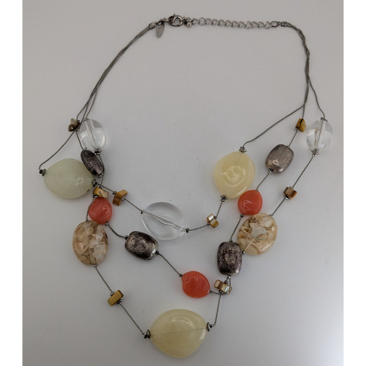 Boho Retro Eclectic NY Collection Layered Chunky Bead Statement Necklace