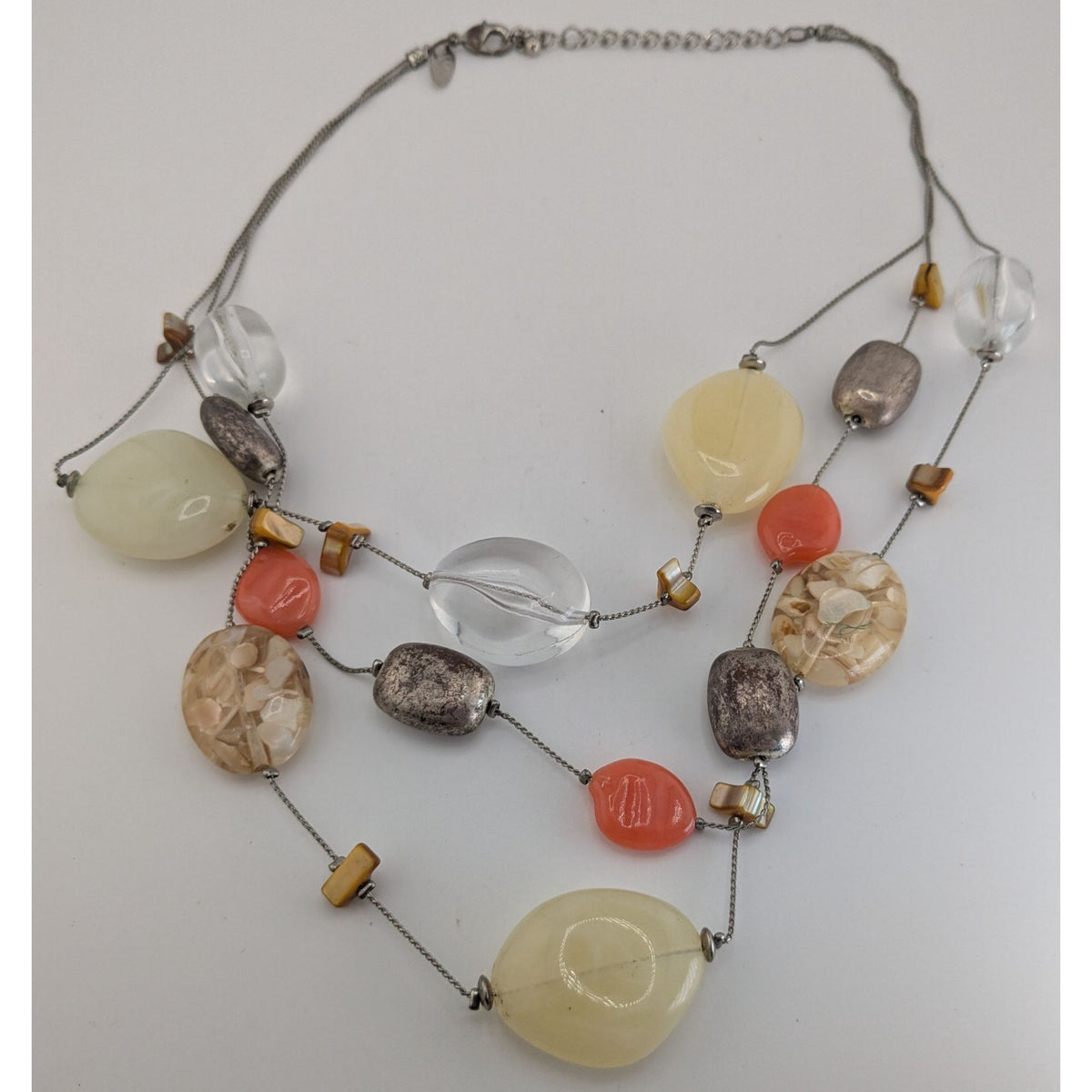 Boho Retro Eclectic NY Collection Layered Chunky Bead Statement Necklace