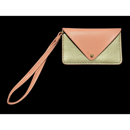 Minor History Peach And Gold Wristlet