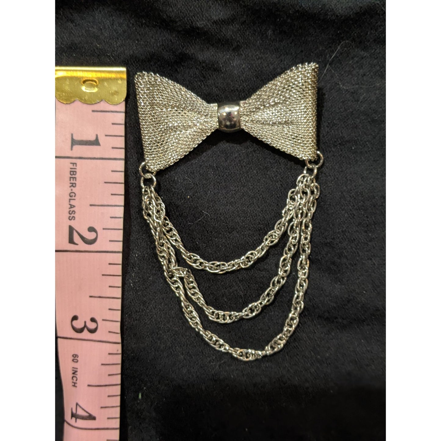 Vintage/Antique Chain Maille Bowtie Brooch