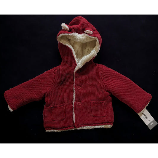 Carter's Sherpa Lined Red Sweater