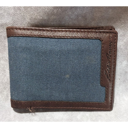 Eddie Bauer Blue Canvas Wallet