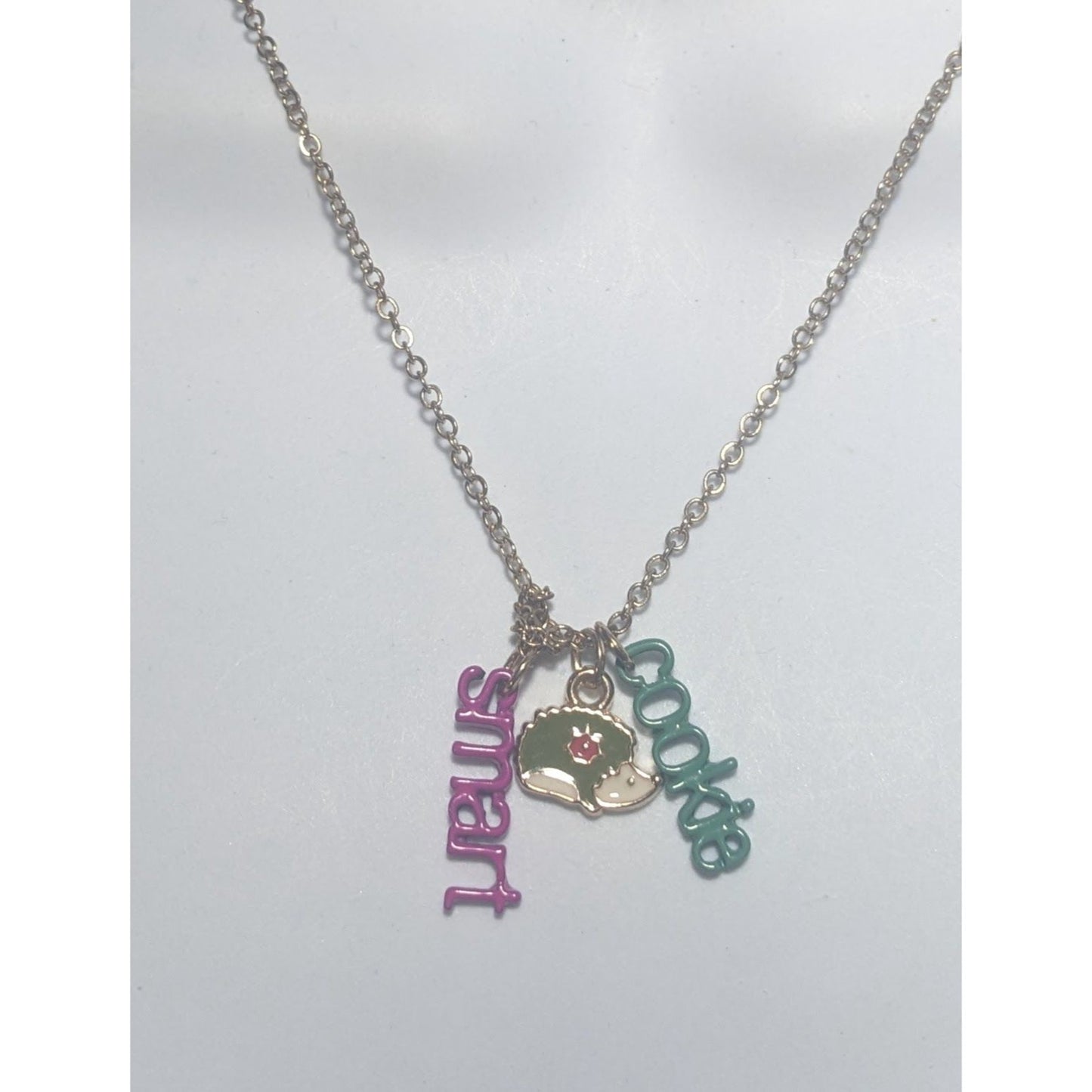 Smart Cookie Hedgehog Charm Necklace