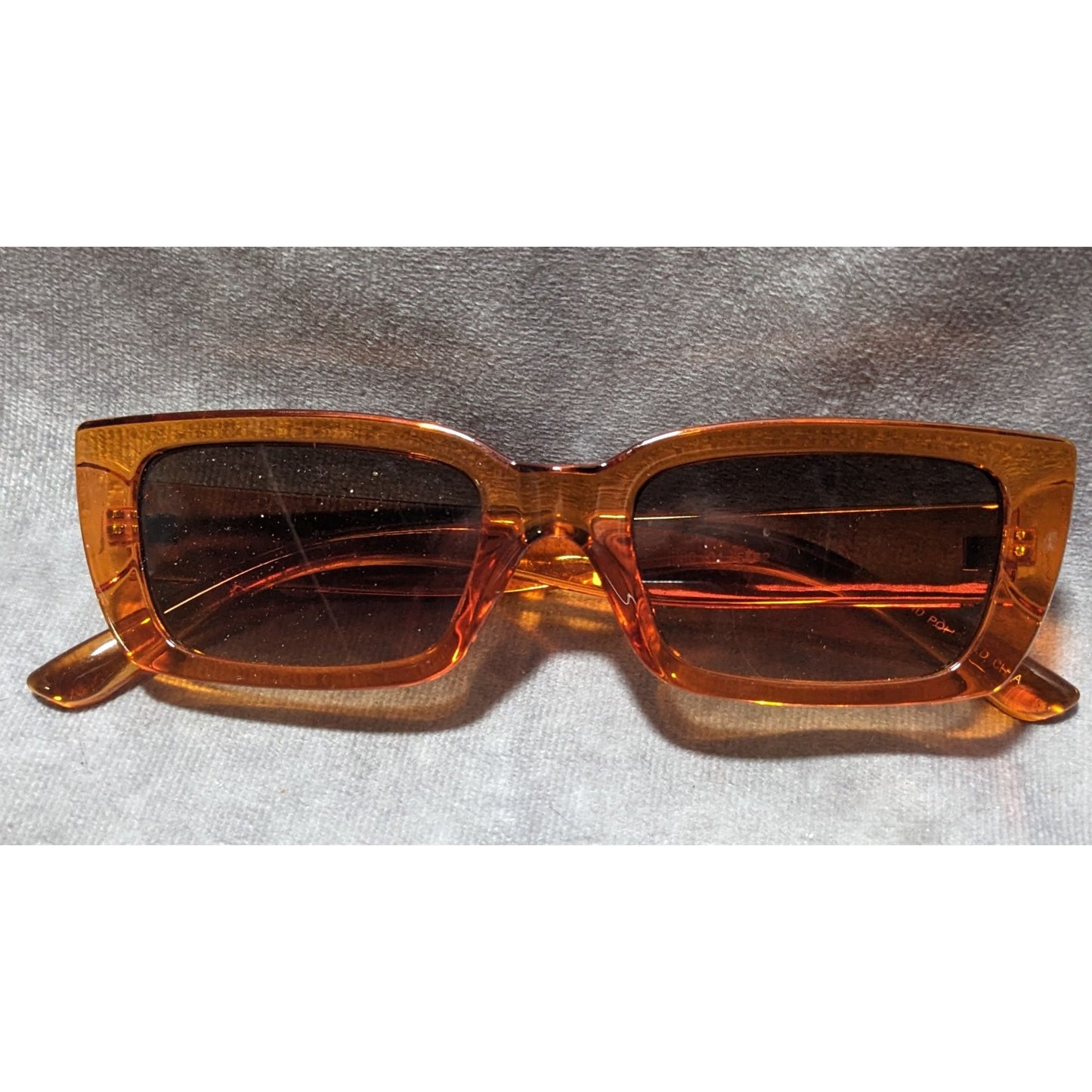 Orange Translucent Sunglasses