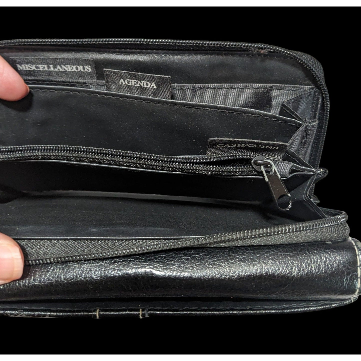 Black Trifold Wallet