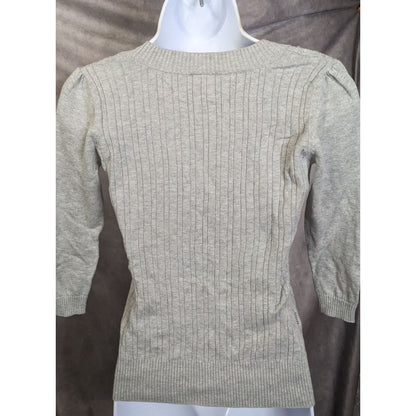 Ann Taylor Loft Petites Grey Sweater