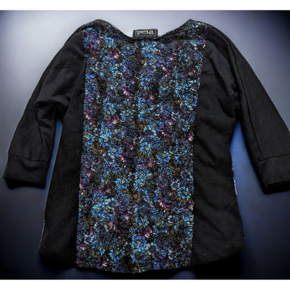 Btween Floral Inlay Top