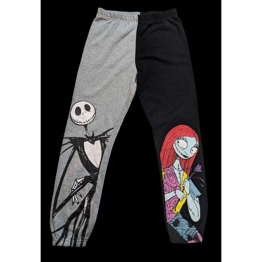 Nightmare Before Christmas Black And Grey Joggers