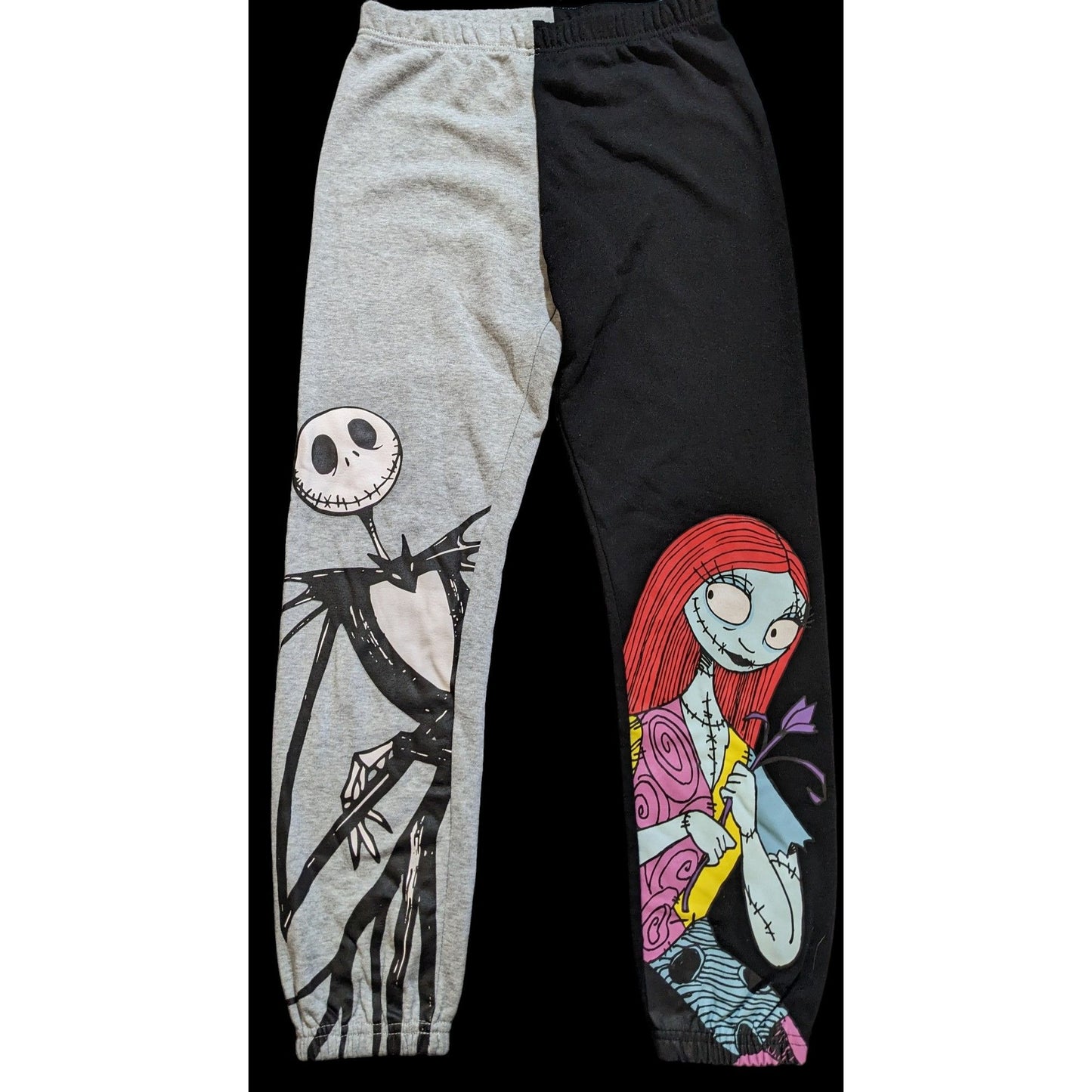 Nightmare Before Christmas Black And Grey Joggers