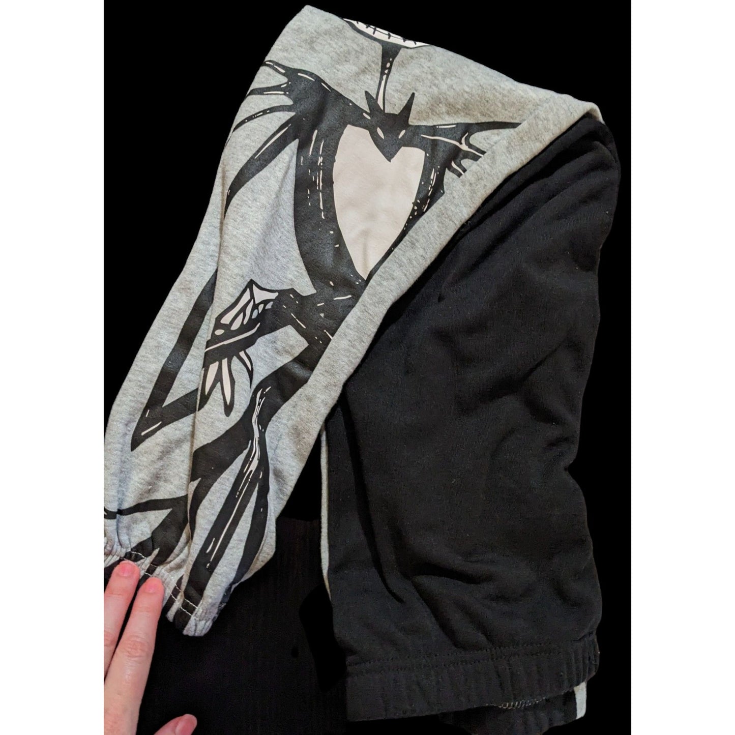 Nightmare Before Christmas Black And Grey Joggers