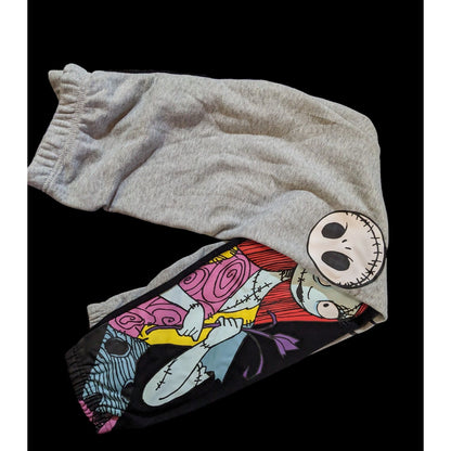 Nightmare Before Christmas Black And Grey Joggers