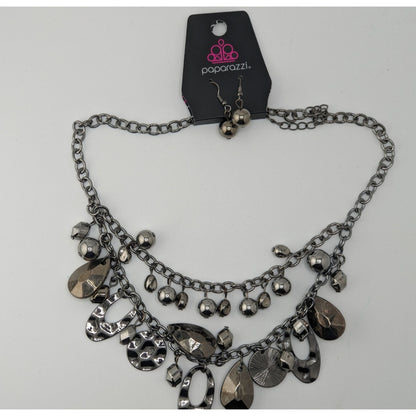 Paparazzi Extra Exhilarating Necklace & Earrings Set