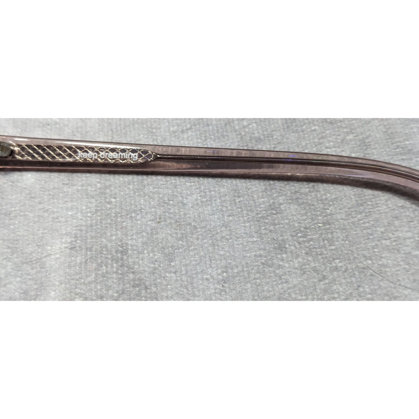 Dime Optics Keep Dreaming Translucent Pink Narrow Cateye Sunglasses