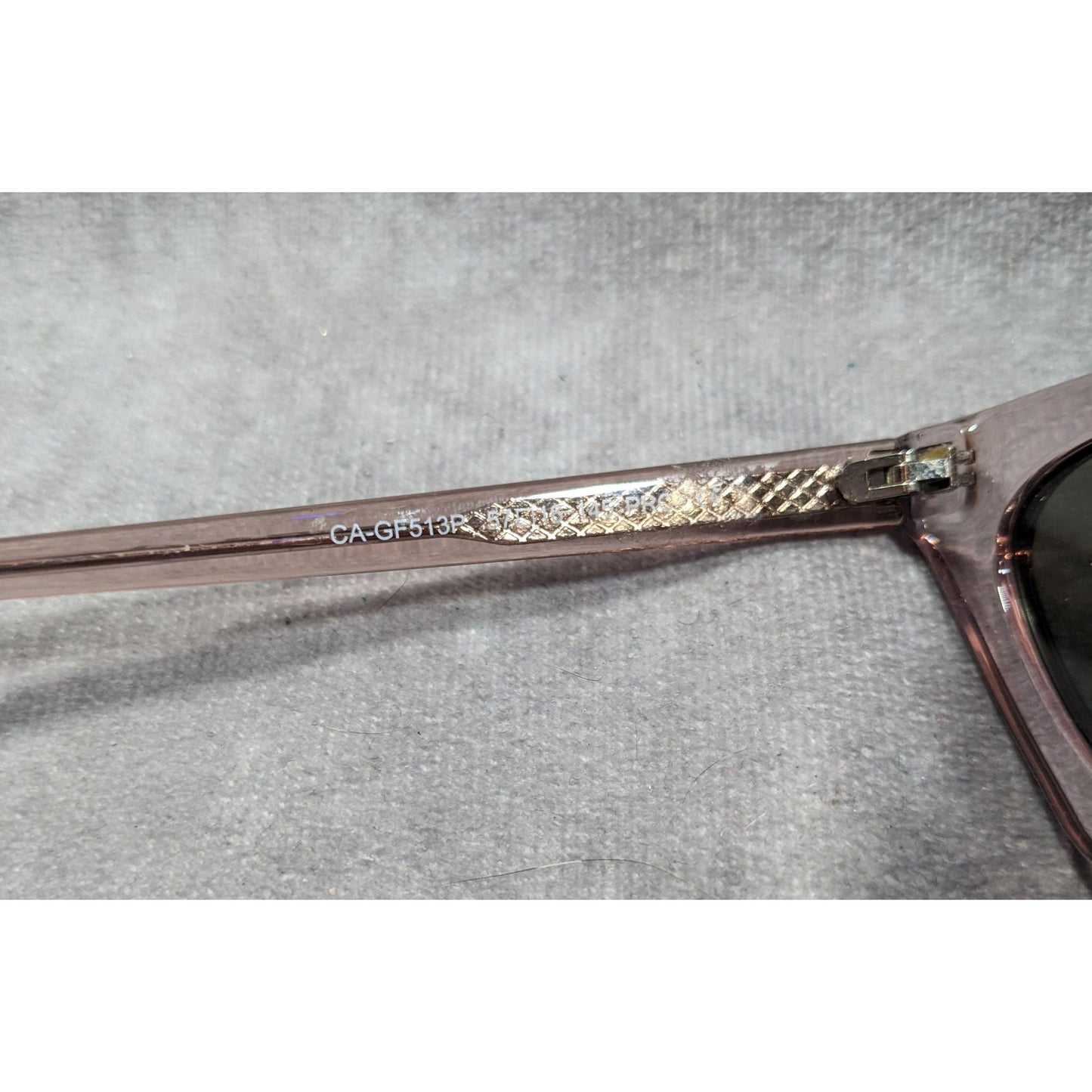 Dime Optics Keep Dreaming Translucent Pink Narrow Cateye Sunglasses