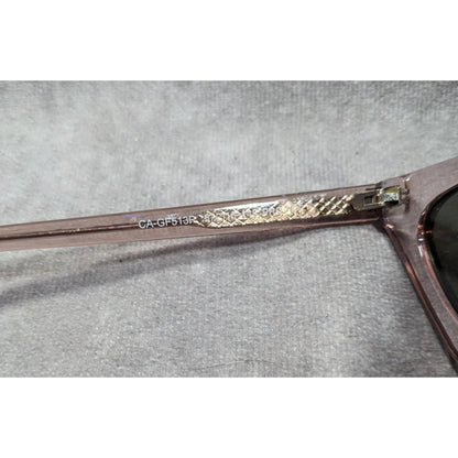 Dime Optics Keep Dreaming Translucent Pink Narrow Cateye Sunglasses