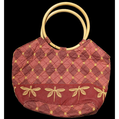 Ms. Millie Collection Quilted Dragonfly Handbag