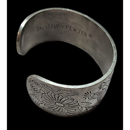 Salisbury Pewter September Floral Cuff