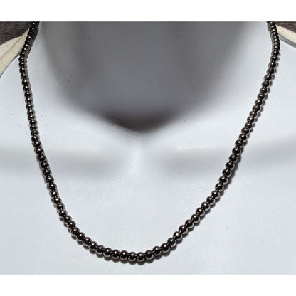 Nine West Hematite Beaded Necklace