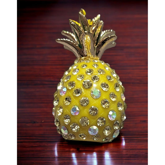 Rhinestone Glam Pineapple Pendant