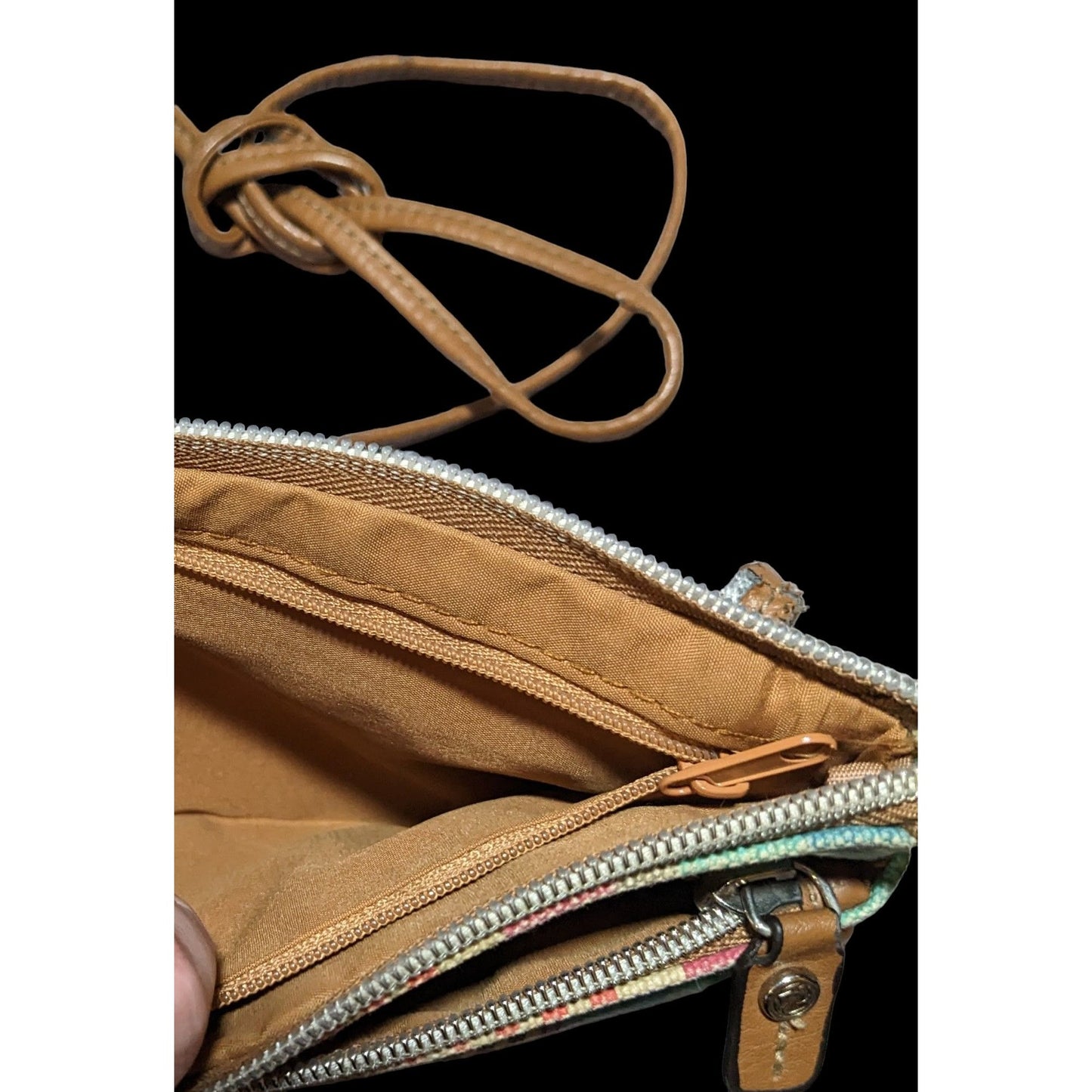 Relic Retro Rainbow Striped Crossbody Bag