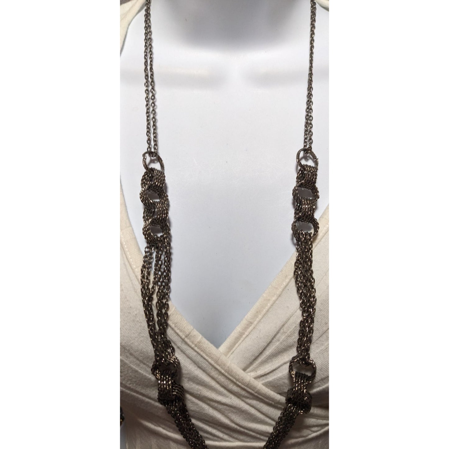 Mesh Ring Chain Necklace