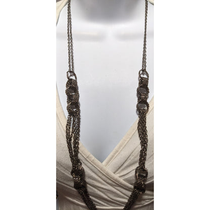 Mesh Ring Chain Necklace