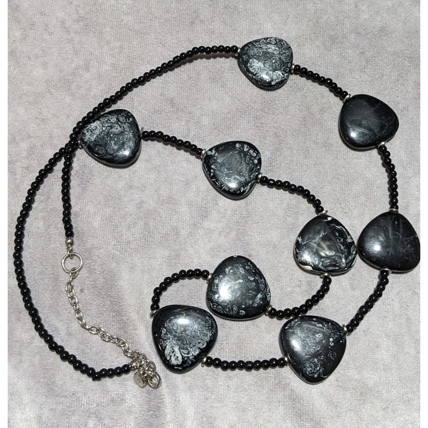 Cato 1946 Black Beaded Necklace